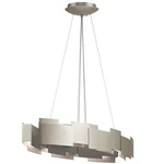 Kichler 42993LED Moderne Light 34.25"W 1 Tier Abstract - Nickel. Fixed Price $1271.99.