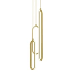 Afx SIEP99LAJD1RND3 Sienna 6"W Led Multi Light Pendant - Gold. Fixed Price $296.00.