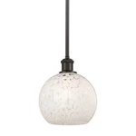Innovations Lighting 516-1S-10-8 White Mouchette Pendant Oil Rubbed. Fixed Price $242.00.
