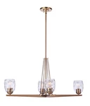 Guiding Star 4-LIGHT Linear Pendant Satin Brass. Fixed Price $418.00.