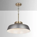 Austin Allen & Co. Oakwood 1-LIGHT Pendant, Antique Nickel 9D329A. Fixed Price $32.99.