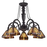 Chloe Lighting Innes Tiffany-style 5 Mission Large Chandelier 27 Wide. Fixed Price $374.13.