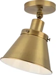 Progress Lighting P350199-163 Transitional One Flush Mount Brass Finish. Fixed Price $30.01.