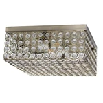 Elegant Designs FM1004-ABS 12" Antique Brass Crystal Chandelier Fixture. Fixed Price $39.05.