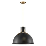 Hinkley Lighting 1 Argo Large Pendant, Satin Black - 3483SK. Fixed Price $619.00.