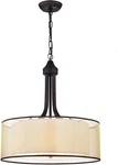 Warehouse Of Tiffany Copper Grove Shoshone Chandelier - 20" Antique Bronze Drum. Fixed Price $188.99.