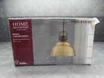 Home Decorators Shelston 1-LIGHT Black + Antique Gold Hanging Pendant 1005818893. Fixed Price $7.99.