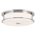 Polished Nickel Four Light Flush Mount From The Brit Collection. Fixed Price $374.99.