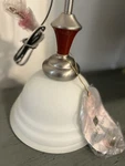 Savoy House Lighting Pendant / Red Zinger And Brushed Nickel Finish. Fixed Price $80.00.