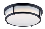Maxim 10272WTBK Rogue Light 13" Wide Flush Mount Drum Ceiling Fixture Black. Fixed Price $100.83.