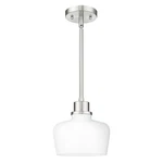 Emak Pendant Lights Kitchen Island With Milk Glass Shade, Modern 8 Inch Brush.... Fixed Price $81.18.
