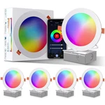 Oraluce Smart Recessed Lighting 6 Inch, Wifi Bluetooth Color Changing Ret. Fixed Price $127.68.