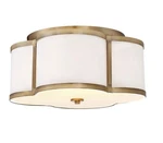 Savoy House M60020NB 3 Light 16" Ceiling Fixture,natural Brass *read*. Fixed Price $161.99.
