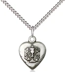 First Communion Heart W/ Chalice Pendant Necklace 18" Chain Choose Metal Bliss. Fixed Price $32.98.