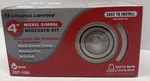 Lithonia LK4GBN 4-INCH Brushed Nickel Gimbal Recessed Kit With GU10 Halogen Bulb. Fixed Price $24.99.