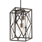 Kichler Solander 3-LIGHT Olde Bronze Modern/contemporary Clear Glass Pendant. Fixed Price $169.97.