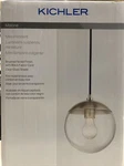 Kichler Malone Mini Pendant Light Brushed Nickel Finish Clear Glass Shade. Fixed Price $44.95.