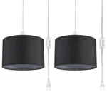 Ihengyanlt 2 Pack Plug Pendant Light Hanging With 15FT Clear Cord On.... Fixed Price $38.64.