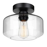 Maxvolador Industrial Semi Flush Mount Ceiling Light, Clear Large, Black. Fixed Price $46.66.