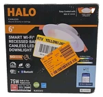 Halo 6" Smart Wi-fi Recessed Led Downlight Canless Color Tunable White 1290L Rl. Fixed Price $20.00.