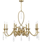 Savoy House Lighting 1-2702-8-322 Fairchild Chandelier Warm Brass. Fixed Price $1582.00.