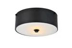 Living District - LD6024 Hazen Light 12 Inch Flat Black Flush Mount. Fixed Price $93.00.