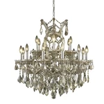 Elegant Lighting 2800D30GT-GT/RC Maria Theresa Mini Chandelier Golden Teak. Fixed Price $2416.00.