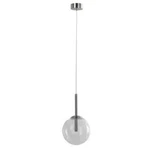 Scott Living Midtown Brushed Nickel Transitional Clear Glass Globe Led Pendant. Fixed Price $81.89.