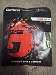 Gamma Verve Soft 17 Tennis Strings Set Yellow Black. Fixed Price $15.00.