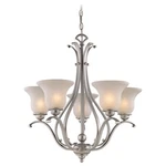 Monrovia 5-LIGHT Chandelier Transitional Style 25.5 Inches Tall 26. Fixed Price $377.99.