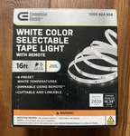 Commercial Electric C421510 16FT Led Tape Light 1005924958. Fixed Price $34.99.