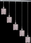 Elegant Lighting Mini 8-INCH High 5-LIGHT Chandelier, Rosaline MZ79. Fixed Price $108.00.
