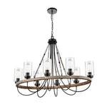 Innovations Paladin Light Chandelier, 442-8CR-BK-G4422-LED. Fixed Price $929.28.