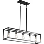 Black Farmhouse Kitchen Island Lighting, Modern Industrial Chandelier, 5-LIGH.... Fixed Price $145.68.