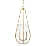 Hinkley Lighting 48557 Farrin 3 14"W Suspension Pendant - Brass. Fixed Price $779.00.