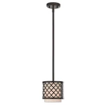 Livex Lighting 41118-92 Arabesque Mini Pendant English Bronze. Fixed Price $179.96.