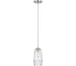 Capital Lighting 328611BN-450 Dose Art Deco Embossed Glass Mini Pendant, 1-LIGHT. Fixed Price $32.00.