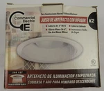 New Commercial Electric Recessed Lighting 6" Baffle Kit White. Fixed Price $19.99.