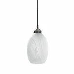 Quorum International Q1740 Nickel Glass 1-LIGHT Mini Pendant. Fixed Price $59.00.