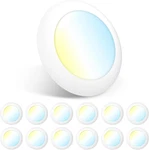12 Pack 5/6 Inch Led Disk Lights, Dimmable Flush Mount Ceiling/recessed Disc. Fixed Price $90.99.
