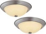 Travis 13 Inch Integrated Led Ceiling Light 2-PACK, Bedroom Hallway Kitchen Bath. Fixed Price $105.60.