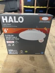 Halo 6-INCH Slim Led Dimmable Can/recessed Light HLBT609FS5. Fixed Price $15.00.