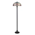 Chloe Lighting Grenville Victorian-style Dark Bronze 2 Floor Lamp 18" Wide. Fixed Price $222.54.