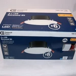 (6-PK) Commercial Electric Recessed Lighting Kit Soft White 91514. Fixed Price $27.25.