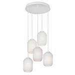 Afx Lighting Callie Round Pendant, White/white - CALP05WHRND5. Fixed Price $558.40.