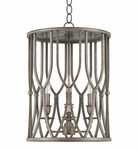 Park Harbor PHPL5644GS Gilded Silver 17"W 4-LIGHT Single Pendant. Fixed Price $209.97.