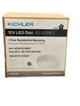 Kichler Led Dimming Disc Light Series 4D12V27WHT Textured White. Fixed Price $20.00.