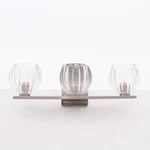 Elegant Lighting 1517W18BN Monticello 3 Lt Brushed Nickel Vanity. Fixed Price $161.49.