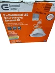 Commercial Electric 8 Led Recessed Light Kit - 1005126735 White. Fixed Price $24.00.
