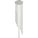 Z-lite 919MP24-7R-BN-LED Forest Chandelier Brushed Nickel. Fixed Price $1602.00.